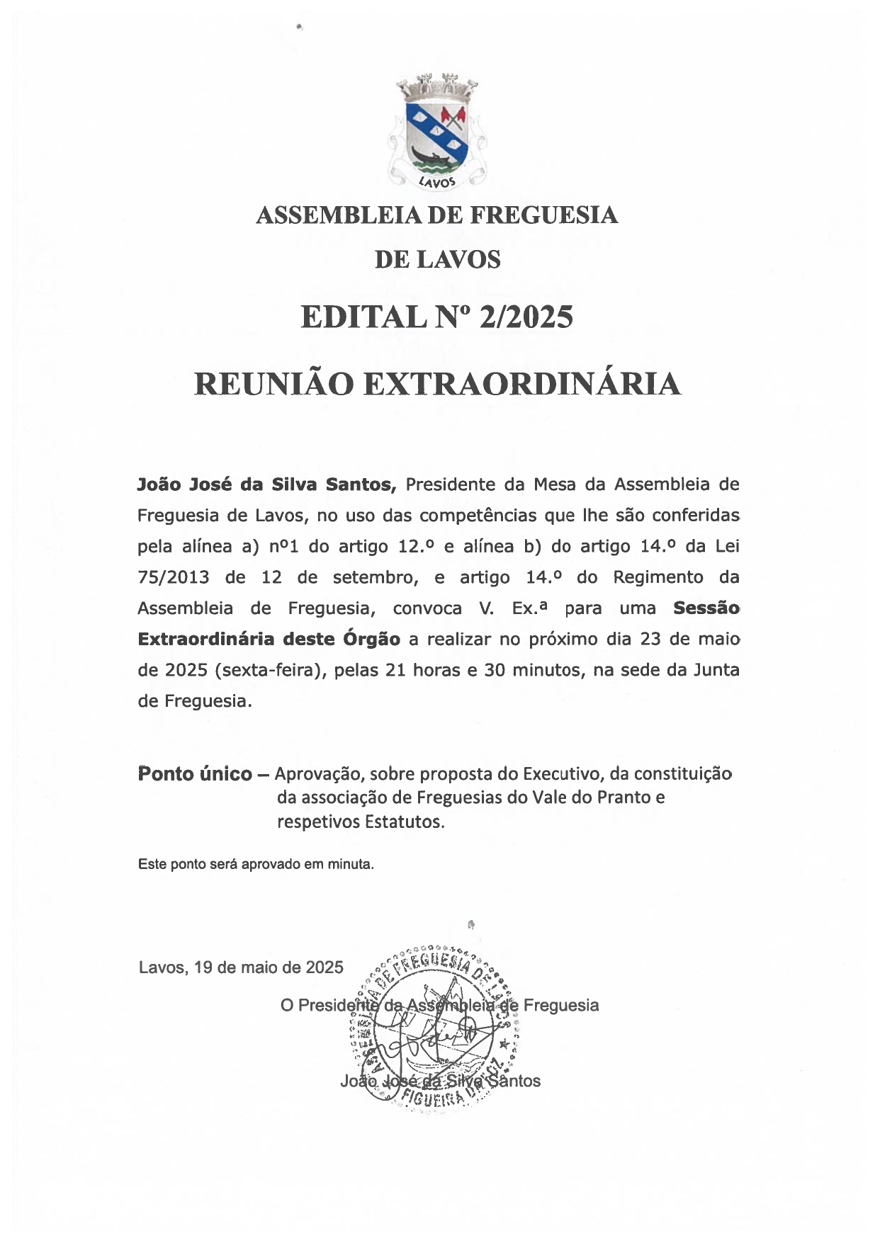 Edital Nº2/2025