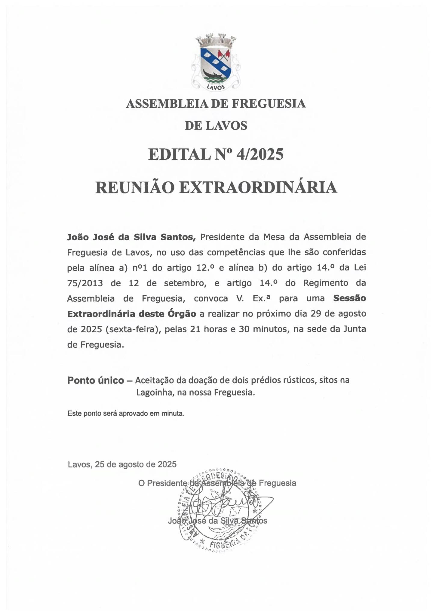 Edital Nº4/2025